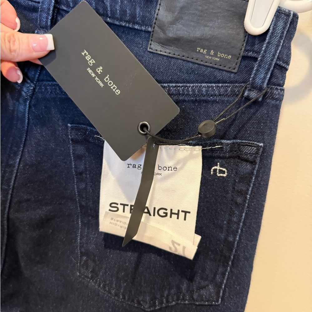 💋NWT💋 Rag & Bone Midnight‎ Blue Harlow Jeans - Picture 7 of 7
